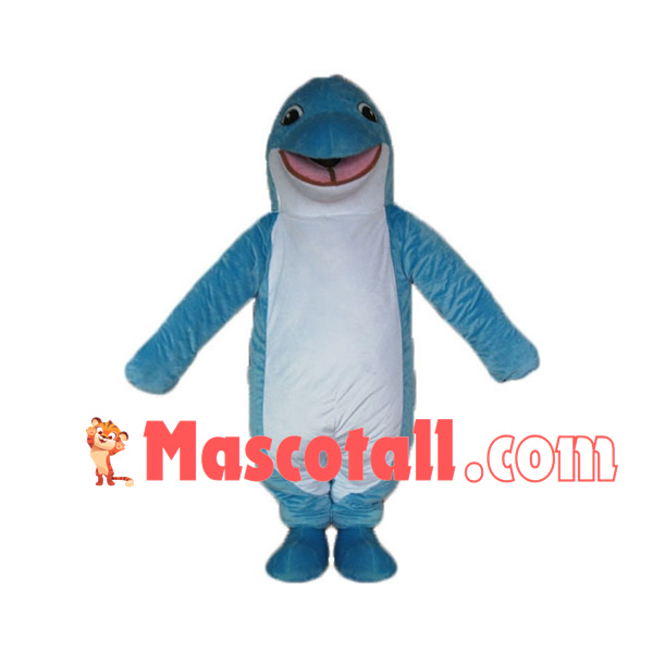 Free Happy Dolphin Mascot Costume