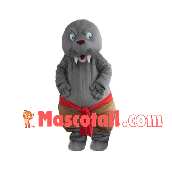 Surprised Seal In The Fat Shorts Mascot Costume