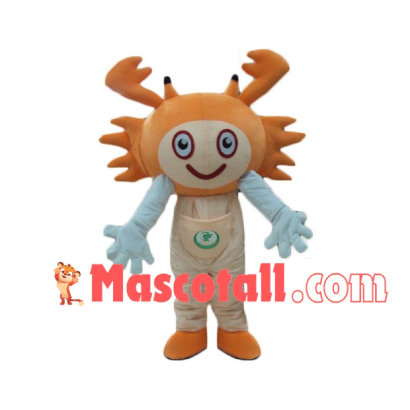 Adult Cartoon Crab Doll Mascot Costume