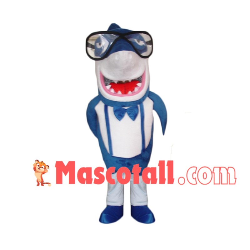 Dainty Gentleman Shark Mascot Costume