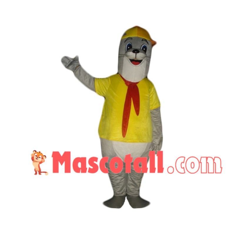 Polite Student Seal Mascot Costume