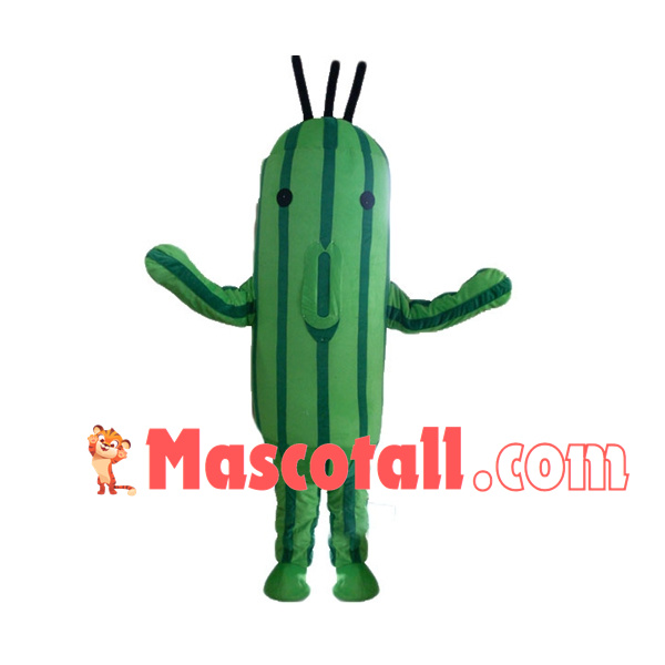 Thriving Long Cactus Mascot Costume