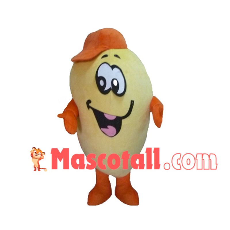 Big Mango In The Cap Mascot Costume