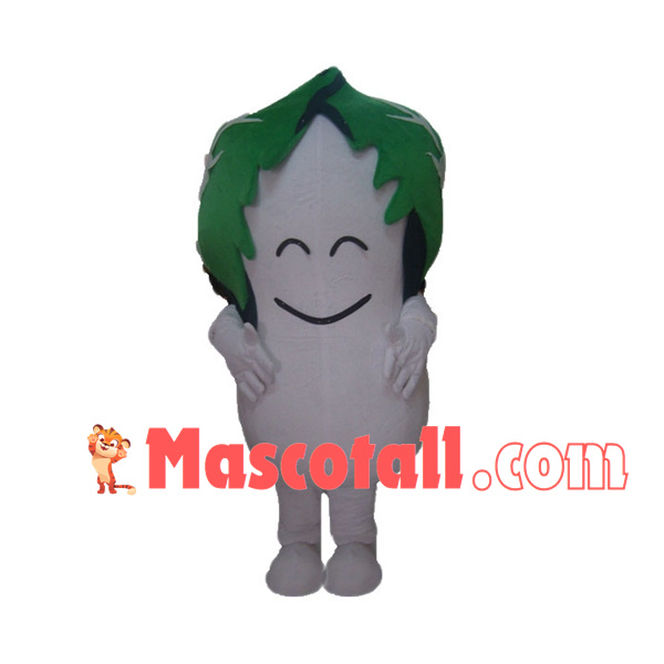 Verdant Chinese Cabbage Mascot Costume