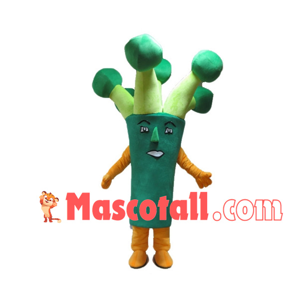 Thick Green Bean Sprouts Mascot Costume
