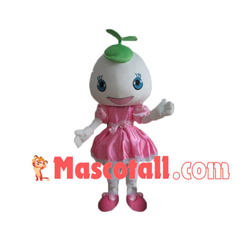 Bright Cartoon Mimosa Doll Mascot Costume