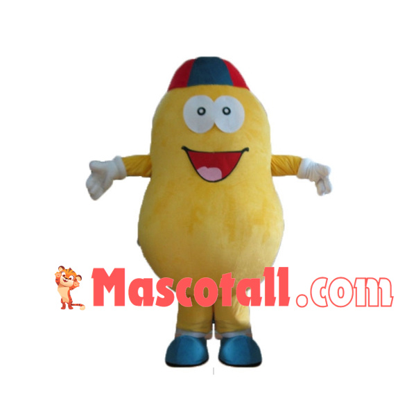 Washed Big Potato Cartoon Mascot Costume