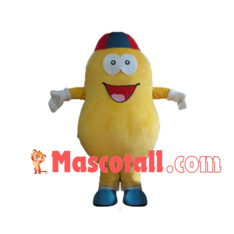 Washed Big Potato Cartoon Mascot Costume