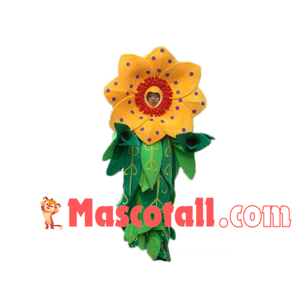 Upgraded Version Leafy Bright Flower Mascot Costume