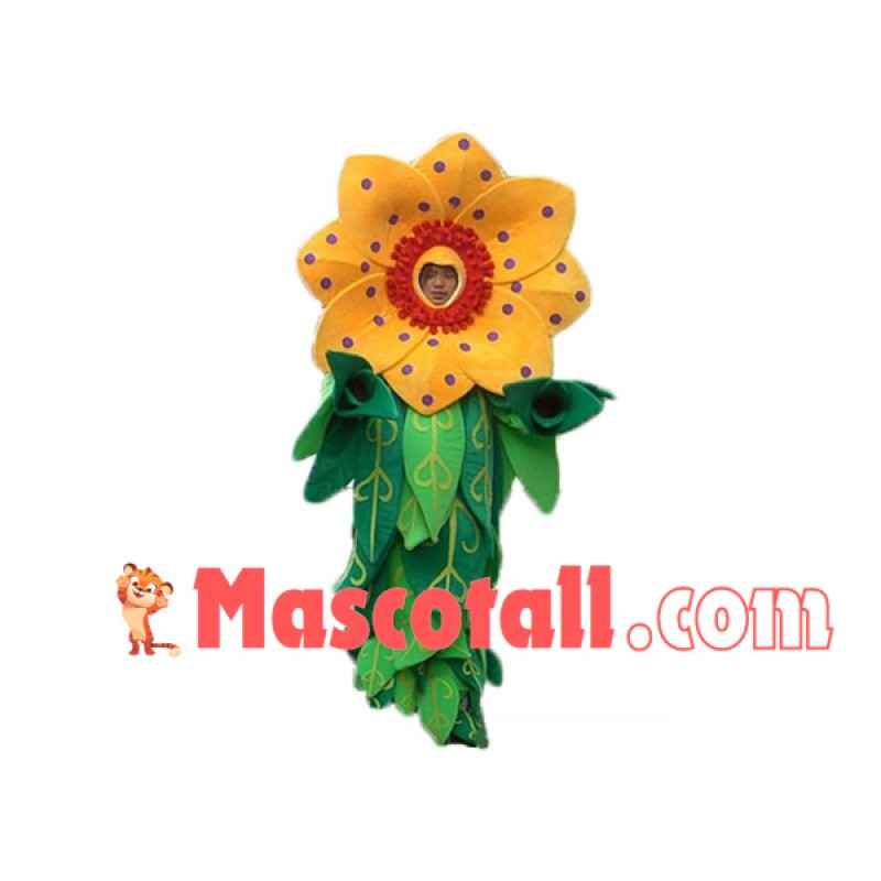 Upgraded Version Leafy Bright Flower Mascot Costume