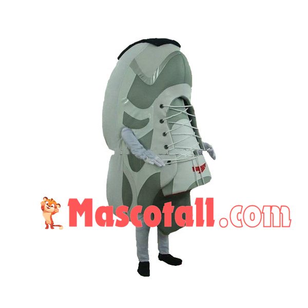 Thick-soled Off-white Sneakers Mascot Costume
