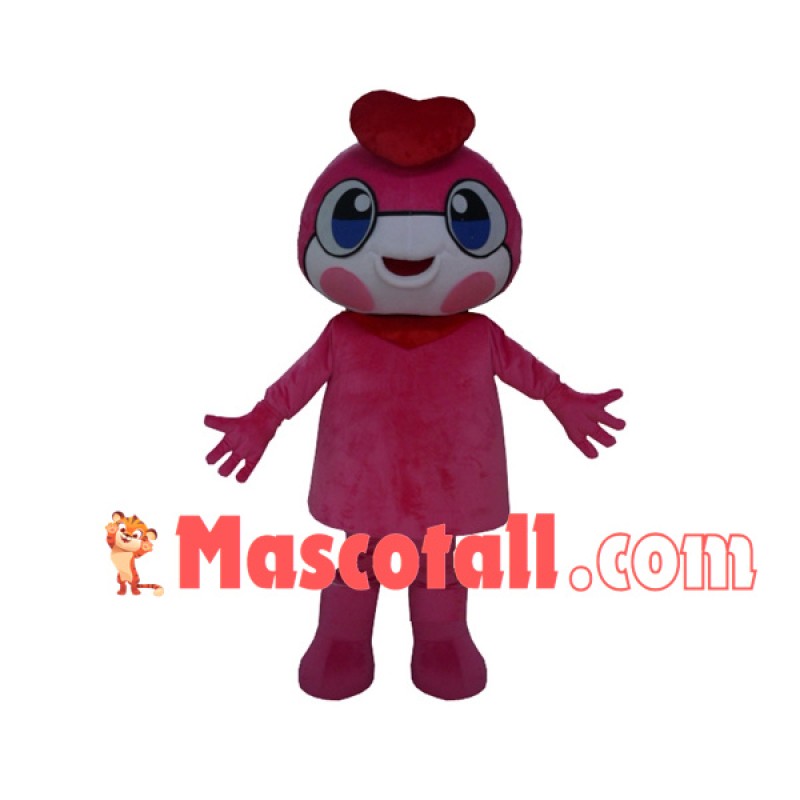 Cartoon Pink Yamy Mascot Costume