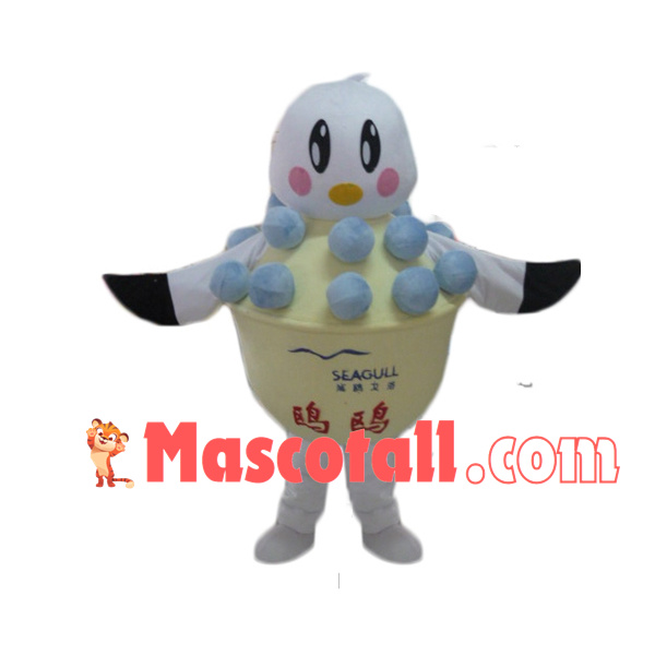 Cute Cartoon Little Seagull Mascot Costume