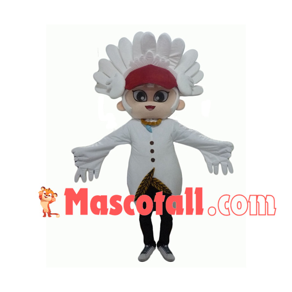 Respected Tribal Chief Mascot Costume