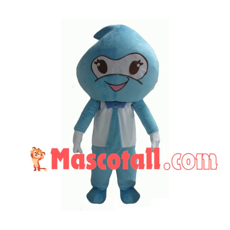 Lovely Cartoon Peach Doll Mascot Costume