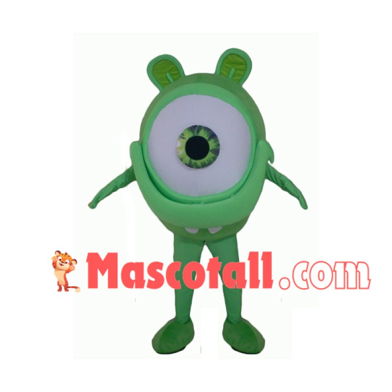 Bright Colored Monocular Mascot Costume