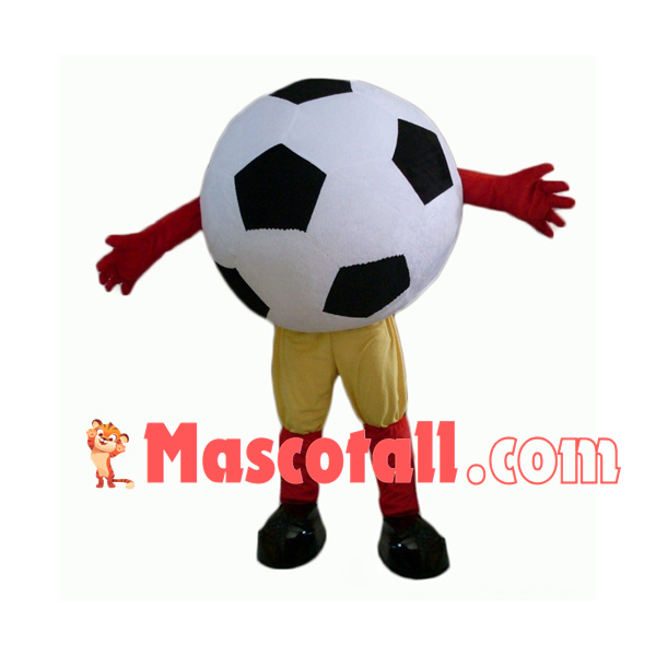 Football Doll Of The Club Mascot Costume