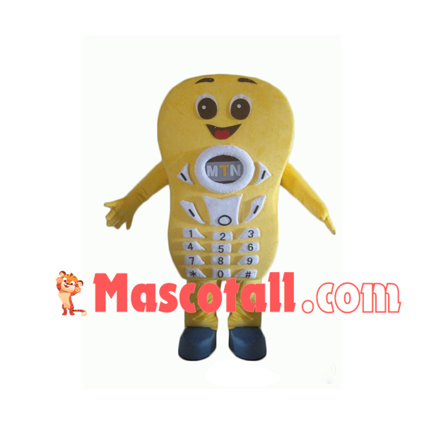 Phone of Mobile Telephone Network Mascot Costume