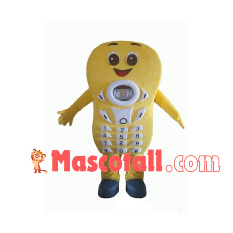 Phone of Mobile Telephone Network Mascot Costume