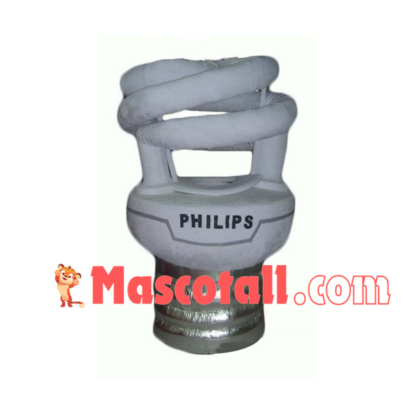 Threaded Energy-saving Lamp Mascot Costume
