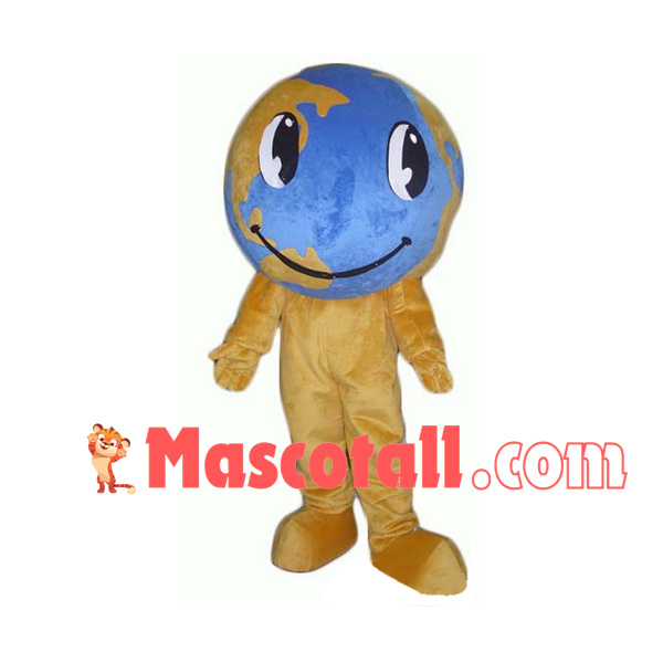 The Cartoon Earth Light Mascot Costume