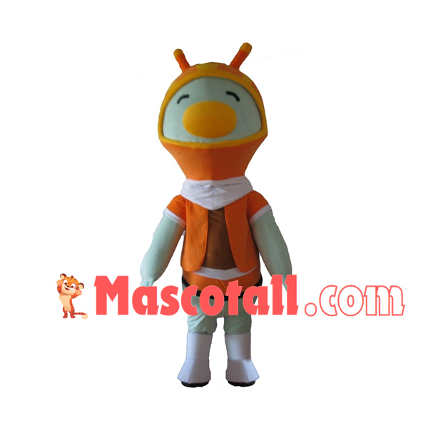 Penguin Doll With Squinting Eyes Mascot Costume