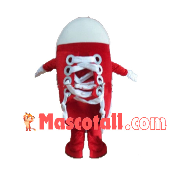 Exquisite Red Baby Shoe Mascot Costume