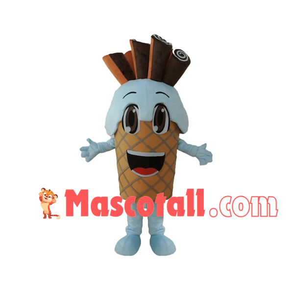 Sweet Cone With Chocolate Bar Mascot Costume