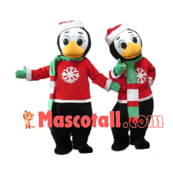 Gentle The Christmas Penguin Mascot Costume