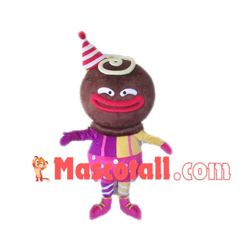 Chocolate Cream Cookie Mascot Costume