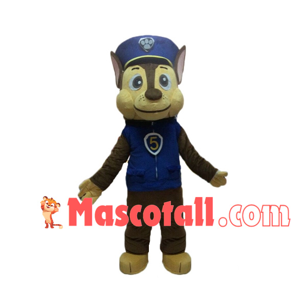 The Bold Paw Patrol Chase Mascot Costume