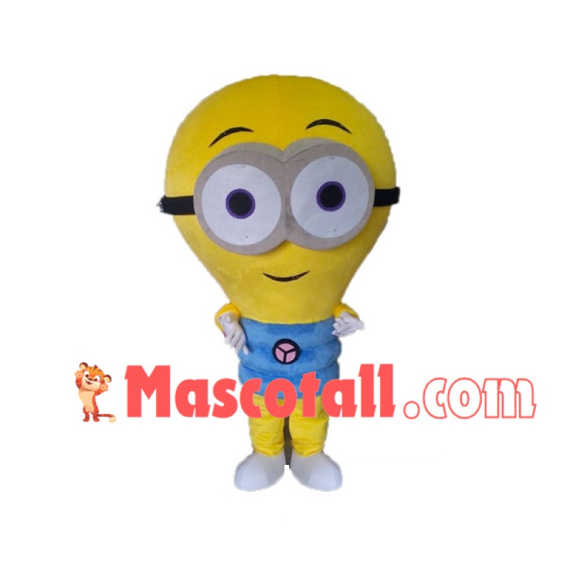 Rotating Cartoon Light Bulb Mascot Costume