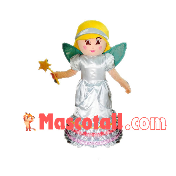 The Pretty Girl In Flower Fairy Suit Mascot Costume