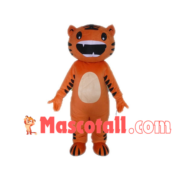 Naughty Cute Baby Tiger Mascot Costume