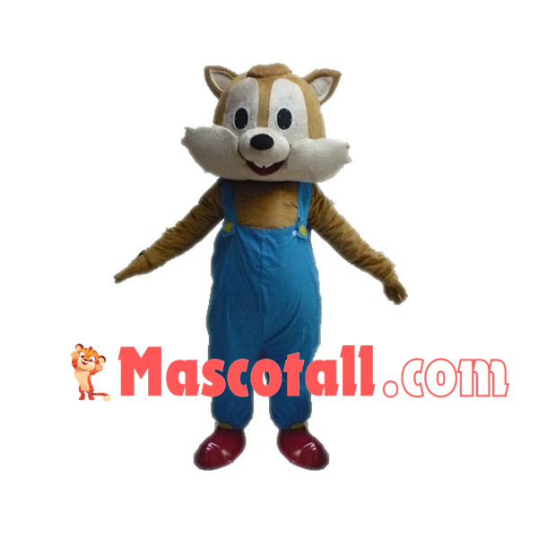 Lively Sport Squirrel Mascot Costume