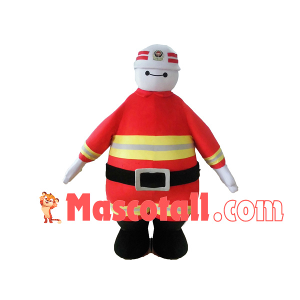 Baymax In The Fire Suit Mascot Costume