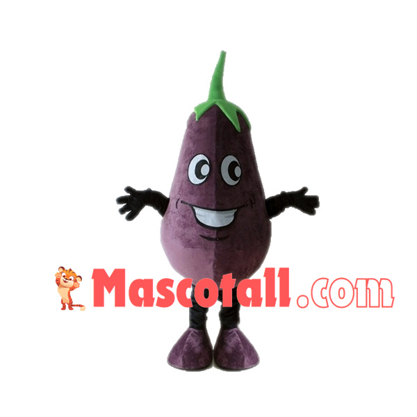 Eggplant of Iron Element Mascot Costume