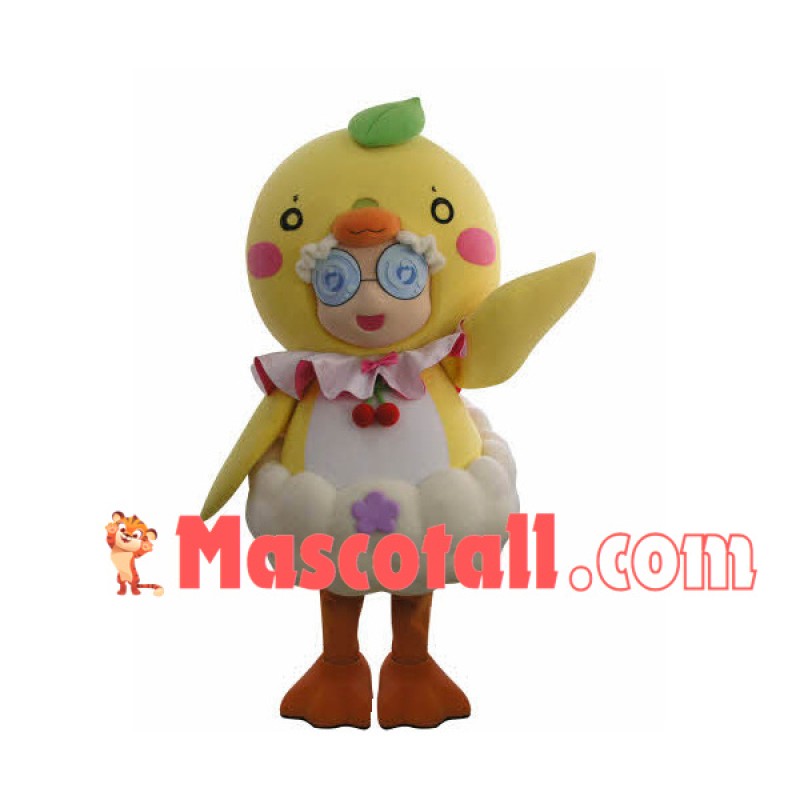 Cute Baby Wearing Duck Set Mascot Costume