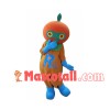 The Shy Red Orange Doll Mascot Costume