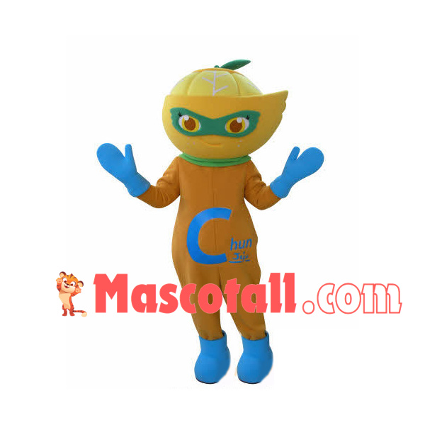 Super Vitamin Orange Doll Mascot Costume