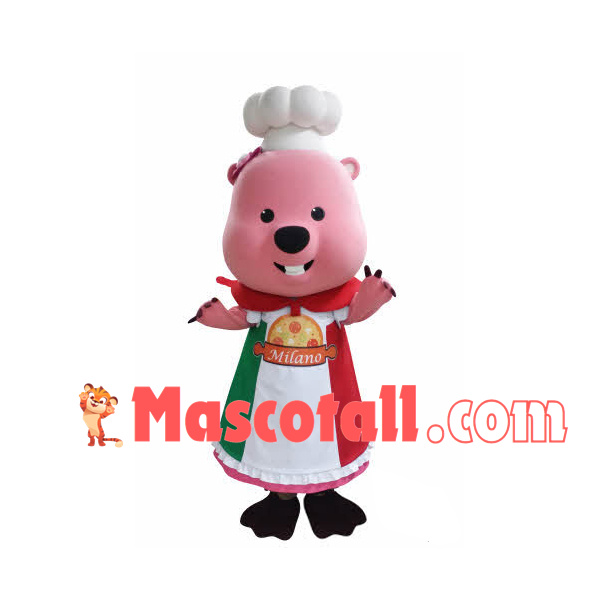 Chef Bear of Italian Restaurant Mascot Costume