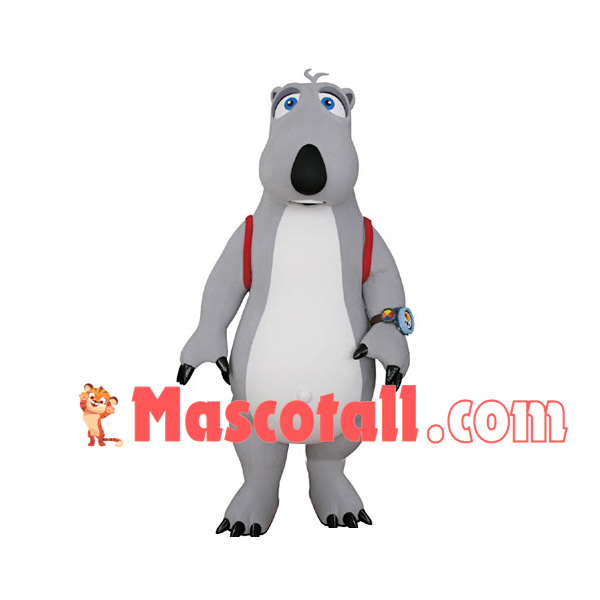 Curious the Bear Backkom Mascot Costume