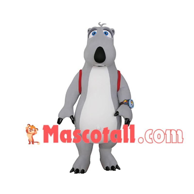 Curious the Bear Backkom Mascot Costume