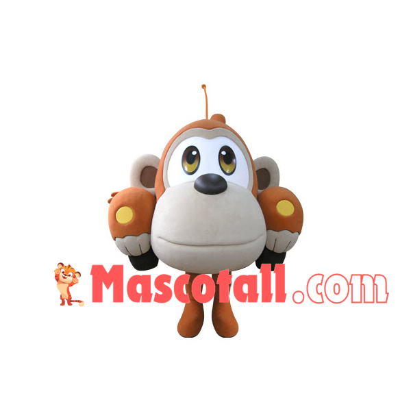 Naughty Monkey Bouncing Car Mascot Costume
