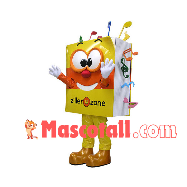 Thick Sheet of Music Score Mascot Costume
