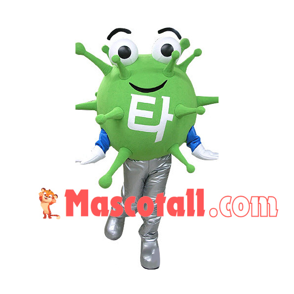 Different Field of Green Cell Mascot Costume