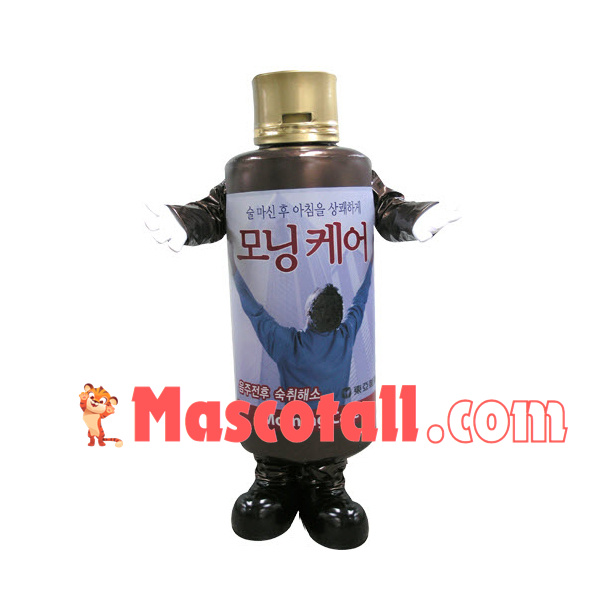 Korean Hangover Liver Protection Drink Mascot Costume
