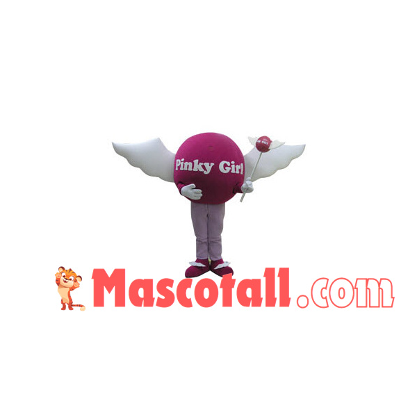 Creative The Pinky Girl Sign Mascot Costume