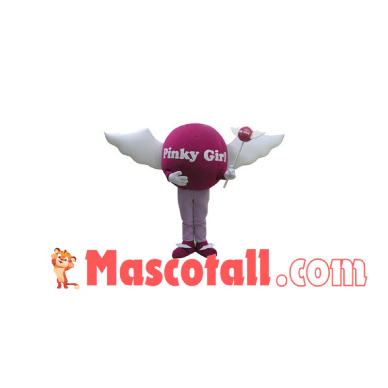 Creative The Pinky Girl Sign Mascot Costume