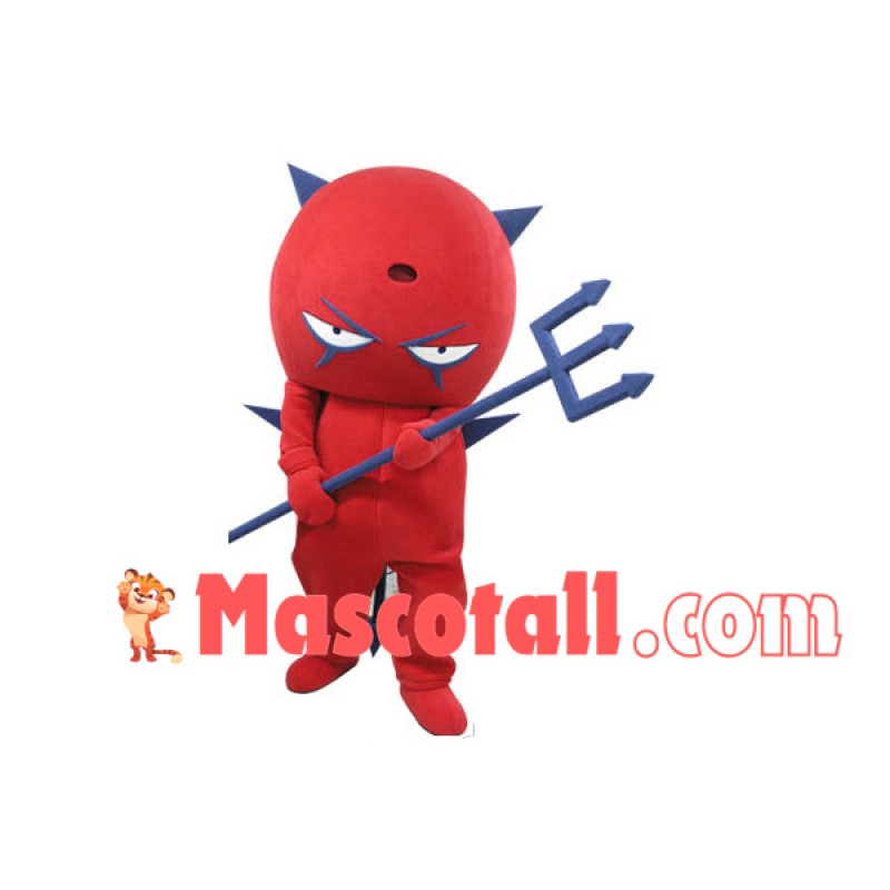 Adult Sharp Ears Red Devil Mascot Costume